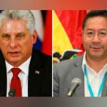 Presidente de Bolivia confirma envío de ayuda solidaria a Cuba Presidente de Bolivia Luis Arce junto a su homólogo de Bolivia