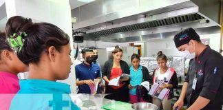 Curso sobre productos del mar en Managua