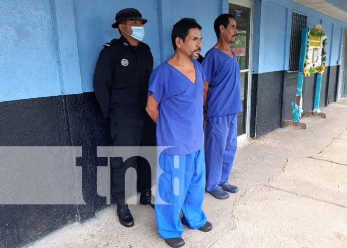 Algunos de los delincuentes capturados por la Policía en Río San Juan