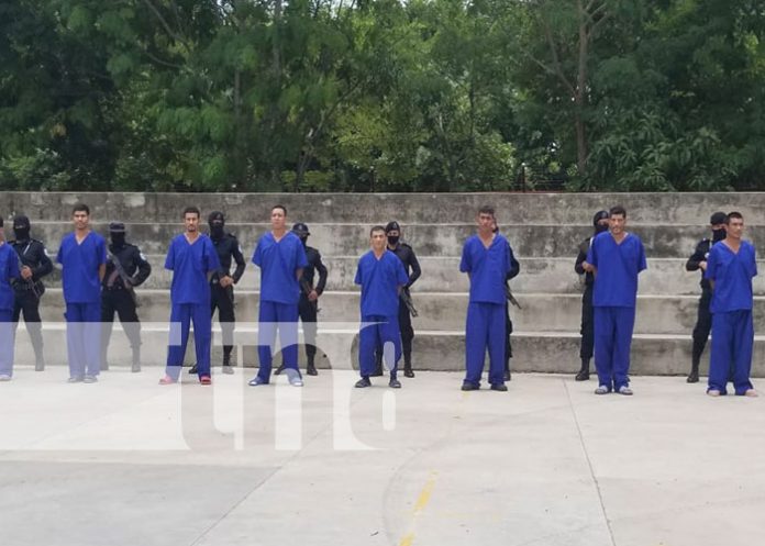 Delincuentes capturados en Nueva Segovia