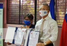 Nicaragua recibe nuevo donativo para continuar enfrentando el COVID-19 Acto por la firma de una donación por parte de Taiwán a Nicaragua para combatir el COVID-19