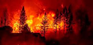 Estados unidos, california, incendio, personas evacuadas,