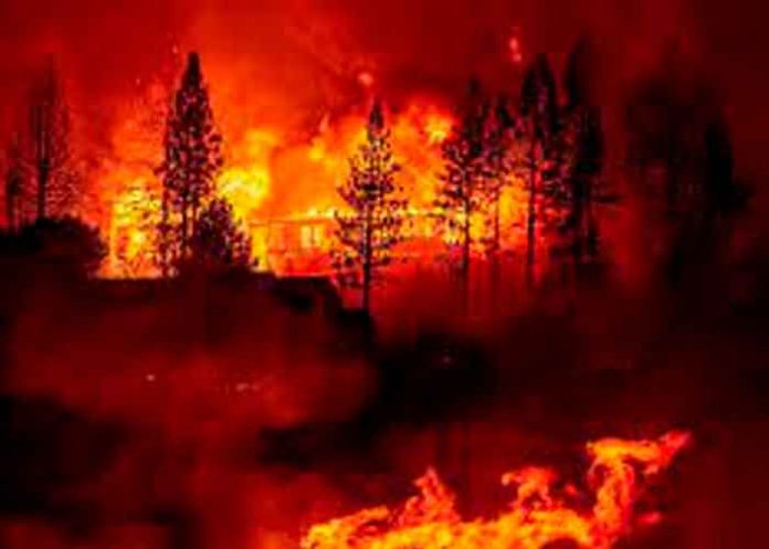 Estados unidos, california, incendio, personas evacuadas,
