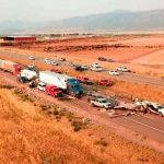 Choque múltiple en una pista en Estados Unidos