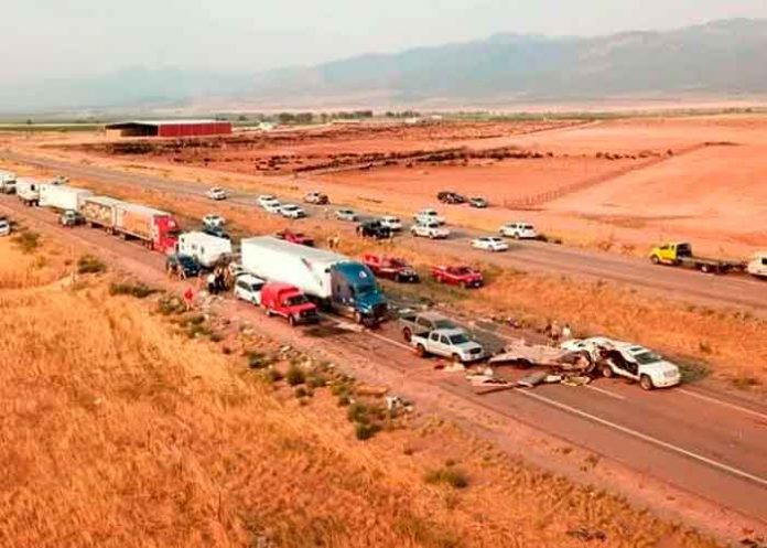 eeuu3 Choque múltiple en una pista en Estados Unidos