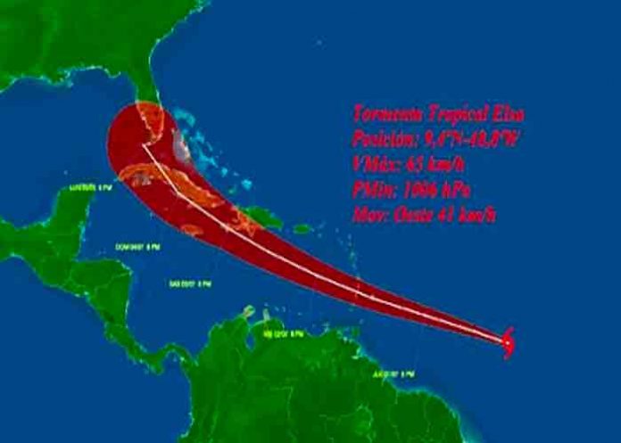 caribe, tormenta elsa, meteorologia,