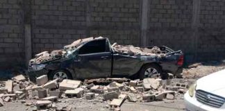 Embarazada muere al caerle un muro en Choluteca