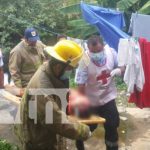 Escena donde le dieron un escopetazo a un joven en Tipitapa