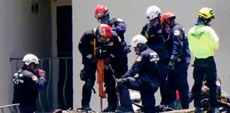 labores de rescate, estados unidos, colapso, derrumbe de edificio, fallecidos,