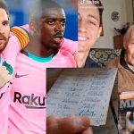 Fan de Messi a sus 100 años anota a mano todos los goles del jugador Fan de Messi a sus 100 años anota a mano todos los goles del jugador