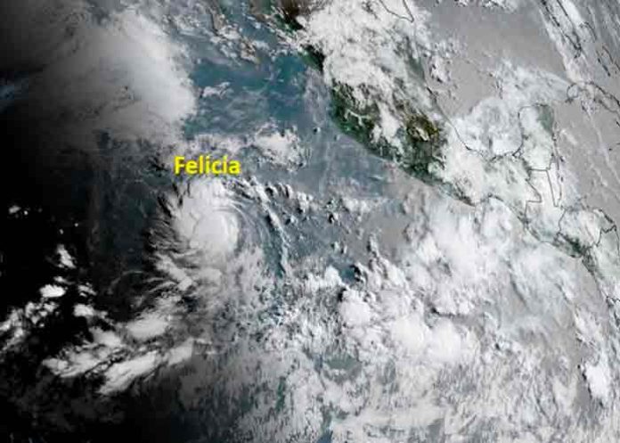 felicia- La tormenta tropical Felicia no representa peligro para México