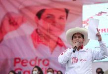 Mandatarios felicitan a Pedro Castillo como nuevo presidente de Perú