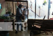 Fumigación para eliminar el zancudo en Managua