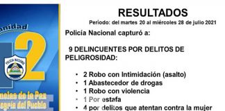 En Granada se logró la detención de nueve sujetos por cometer delitos de alta peligrosidad