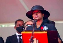 Martine Moïse, viuda del asesinado presidente de Haití Jovenel Moïse