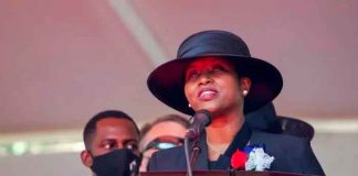 Martine Moïse, viuda del asesinado presidente de Haití Jovenel Moïse