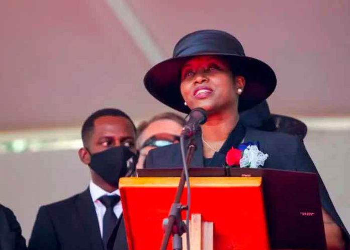 Martine Moïse, viuda del asesinado presidente de Haití Jovenel Moïse