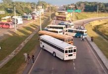 A paro nacional el transporte público en Honduras Honduras, paro nacional, transporte publico, incumplimientos de acuerdos,