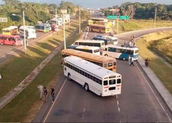 Honduras, paro nacional, transporte publico, incumplimientos de acuerdos,