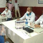 «Mi Hospital En Mi Comunidad» con atención integral en Managua Feria de Mi Hospital En Mi Comunidad en un barrio de Managua