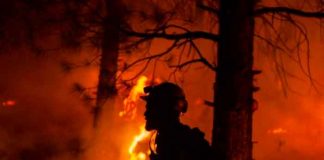Enorme incendio que genera su propio clima en California