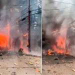 Cae avioneta en California y provoca fuerte incendio forestal