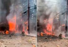 Cae avioneta en California y provoca fuerte incendio forestal