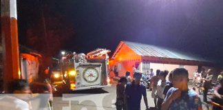 Foto: Incendio provocado por una mujer en Rivas