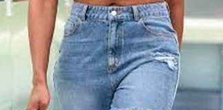 Mujer usando pantalones