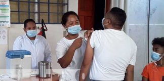 Vacunación contra la influenza para el Poder Judicial en Bilwi