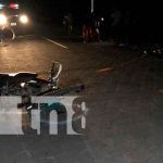 Chocan dos motociclistas en Jalapa y uno fallece en el lugar Chocan dos motociclistas en Jalapa y uno fallece en el lugar / FOTO / TN8