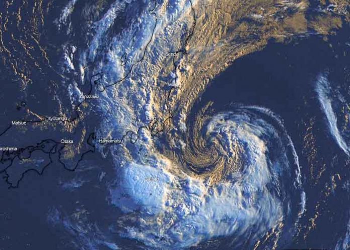 Una tormenta tropical se acerca a Japón en medio de Juegos Olímpicos / FOTO / Twitter