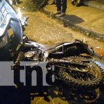 Escena del accidente mortal en El Jícaro, Nueva Segovia