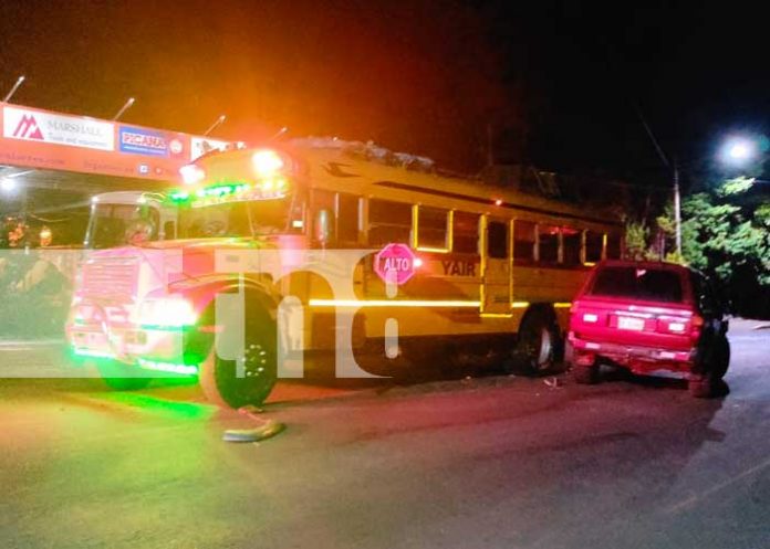 Aparatosa colisión en Juigalpa, Chontales