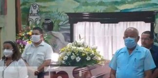 Foto: Autoridades rinden homenaje a guardar de seguridad asesinado en Juigalpa/TN8
