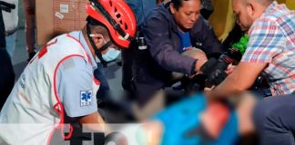 Foto: Imprudencia provoca accidente en la pista del mercado Roberto Huembes/TN8