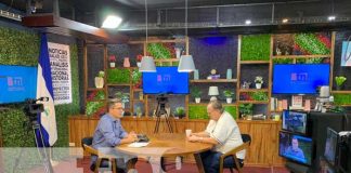 William Grigsby en Estudio TN8, hablando de la Ley 1055 en Nicaragua