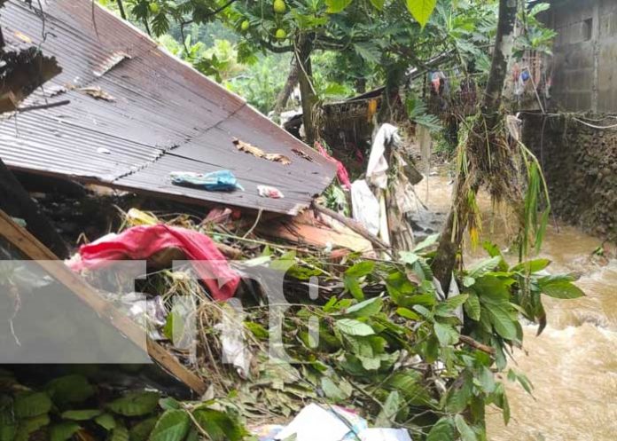 lluvias-chontales-01 Calles afectadas y viviendas en Santo Domingo, Chontales