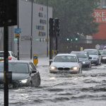 Lluvias torrenciales anegan calles en Londres Foto: Lluvias torrenciales anegan calles en Londres / AFP