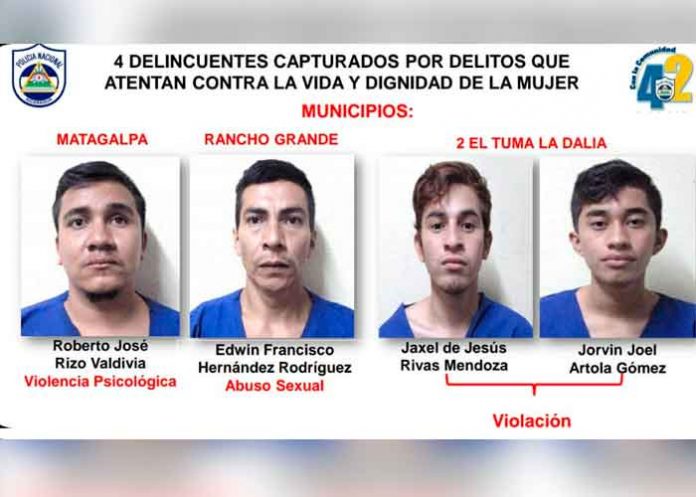 Foto: Capturan a 11 personas por diferentes delitos en Matagalpa/TN8