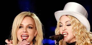 Britney Spears junto a madona juntas en un concierto