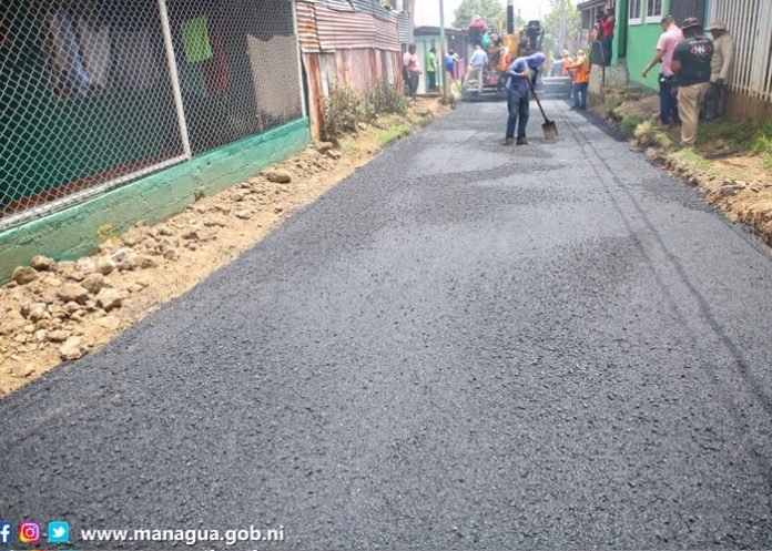 managua-2 Foto: Proyecto de calles en barrio Francisco Salazar / AM