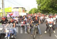 Dianas de bomberos y militancia recorren calles de Managua por el 42/19 Diana y celebración en Managua por la Revolución Sandinista