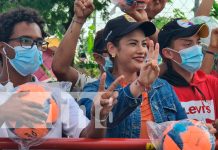Entregan canchas y balones a jóvenes del Distrito VII de Managua / FOTO / TN8