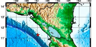 Foto: Dos sismos de magnitud 5.5 y 4.3 sacuden la costa del Pacífico de Nicaragua/Cortesía