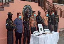Tras las rejas 4 miembros de la Mara Salvatrucha de Honduras Cuatro miembros de la Mara Salvatrucha de Honduras fueron capturados
