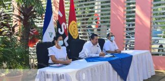 Conferencia de prensa del MINED en Nicaragua