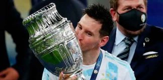 Messi rompe récord en Instagram con foto de la Copa América