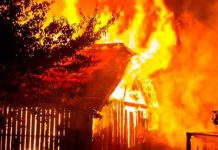 Mujer le pega fuego a su casa porque no le ayudaban con los quehaceres