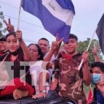 Militancia sandinista recorre calles de Tipitapa por el 42/19